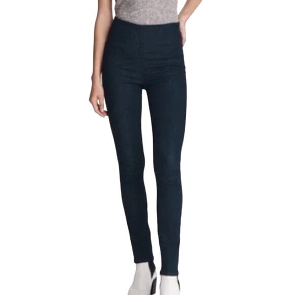 Rag & Bone NWT Nina High Rise Pull On Legging Jeans Rinse Blue Slim Fit Size XS - Picture 1 of 11
